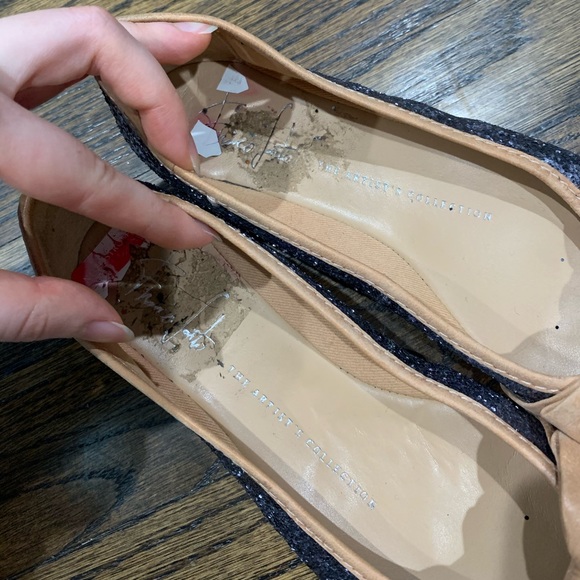 Franco Sarto Women’s Glitter Flats Size 4 - Picture 5 of 6
